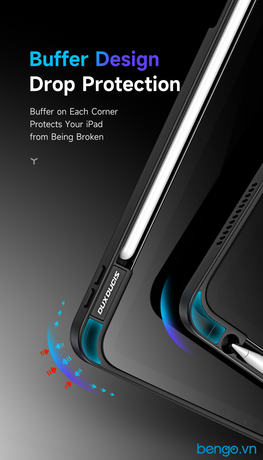 Bao da iPad Air 4 2020 MUTURAL with Pencil Holder