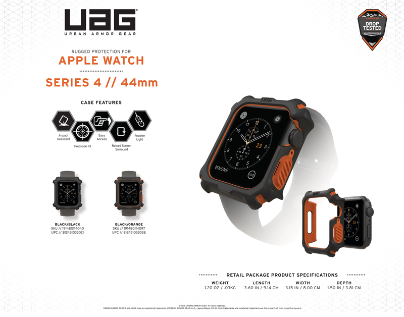 Ốp Apple Watch Series 4/5 UAG WATCH CASE 44mm