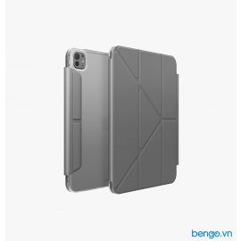Bao da iPad Pro 11" M4 2024 UNIQ Camden Click (Gray) - Hàng chính hãng