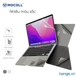 Bộ Dán MacBook Air 15 inch 2022 5in1 Mocoll Black Diamond Series