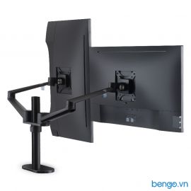 Giá treo 2 màn hình UP OL-2 cao cấp xoay 360