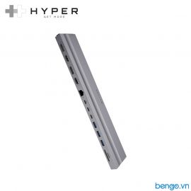 Cổng chuyển kiêm đế cắm đa màn hình HYPERDRIVE 4K/60HZ 13 Ports Multi-Display Dock Station - HD134