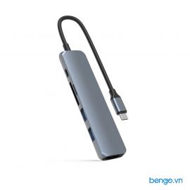 Cổng chuyển Hyperdrive Bar 6 in 1 Hub USB-C cho iPad Pro/MacBook Pro/Air- HD22E