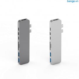 Cổng chuyển HyperDrive PRO 8-in-2 USB-C Hub cho MacBook Pro 2016/2017/2018 và MacBook Air 2018