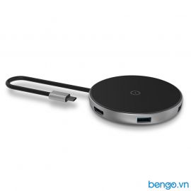 Cổng chuyển kiêm sạc không dây JCPAL USB-C Multiport