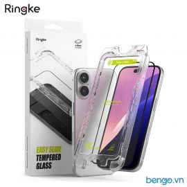 Combo 2 Dán cường lực iPhone 16 Plus / iPhone 15 Plus RINGKE Easy Slide Tempered Glass