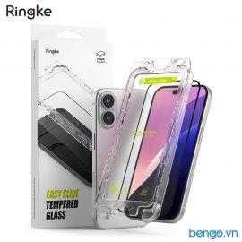 Combo 2 Dán cường lực iPhone 16 / iPhone 15 RINGKE Easy Slide Tempered Glass