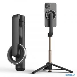 Gậy Selfie chụp ảnh MagSafe 3 chân có bluetooth dài 0.7m