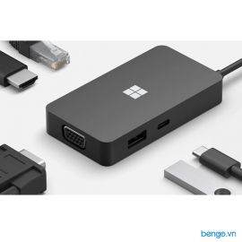 HUB Microsoft Travel USB Type-C 5 in 1 - Xám  (SWV-00005)