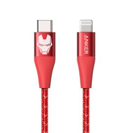Cáp điện thoại Anker Marvel A9548 USB-C to Lightning PowerLine+ II 0.9M