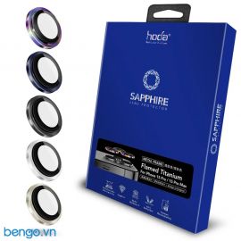 Kính bảo vệ camera iPhone 15 Pro/15 Pro Max Hoda Sapphire (3 Lens)