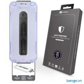 Miếng dán chống nhìn trộm iPhone 16 Pro Hoda Anti-Peeper (Privacy) có khung dán