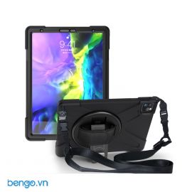 Ốp lưng iPad Pro 12.9” 2018/2021/2022 chống sốc có dây đeo và chân dựng