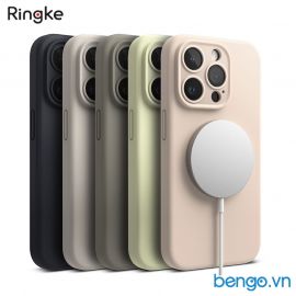 Ốp lưng iPhone 15 Pro RINGKE Silicone Magnetic