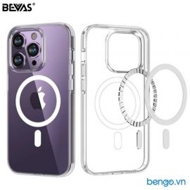 Ốp lưng iPhone 16 Pro Max Bevas Clear MagSafe (trong suốt chống ố)