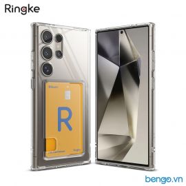Ốp Ringke Samsung Galaxy S24 Ultra Fusion Card có ngăn đựng thẻ