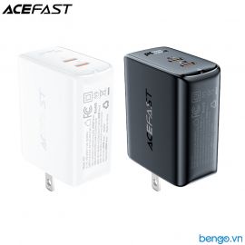 Sạc nhanh ACEFAST A31 GaN PD3.0 50W 2 cổng USB-C (US) - Bảo hành 24 tháng