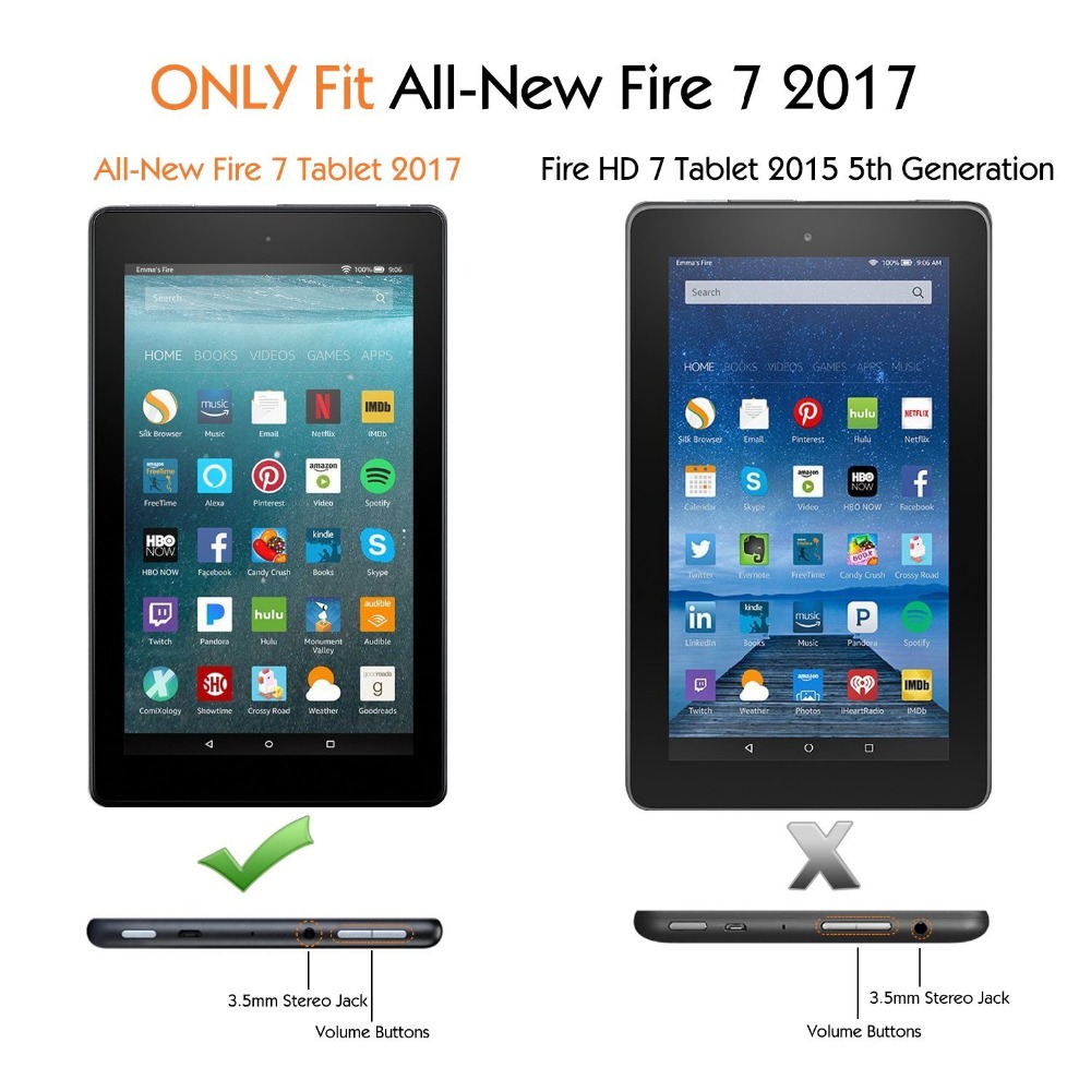 Fire 7 2017 vs Fire 7 2015