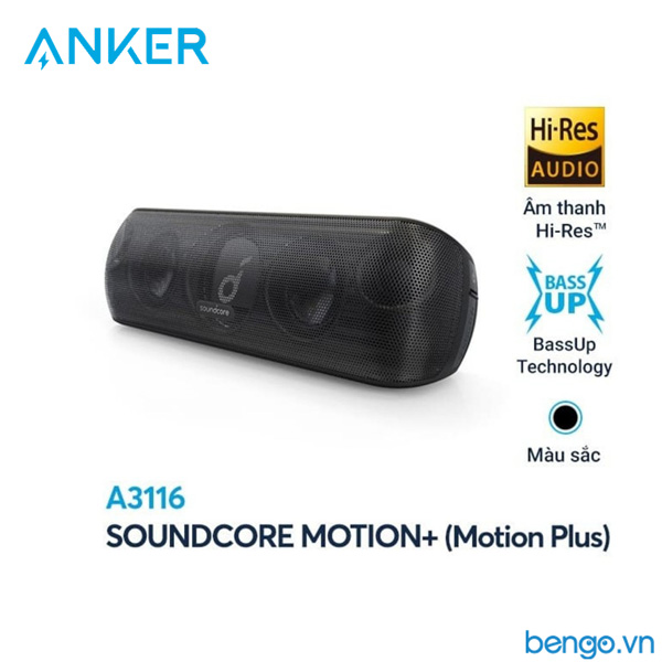 Loa Bluetooth Anker SoundCore Motion+, 30w A3116