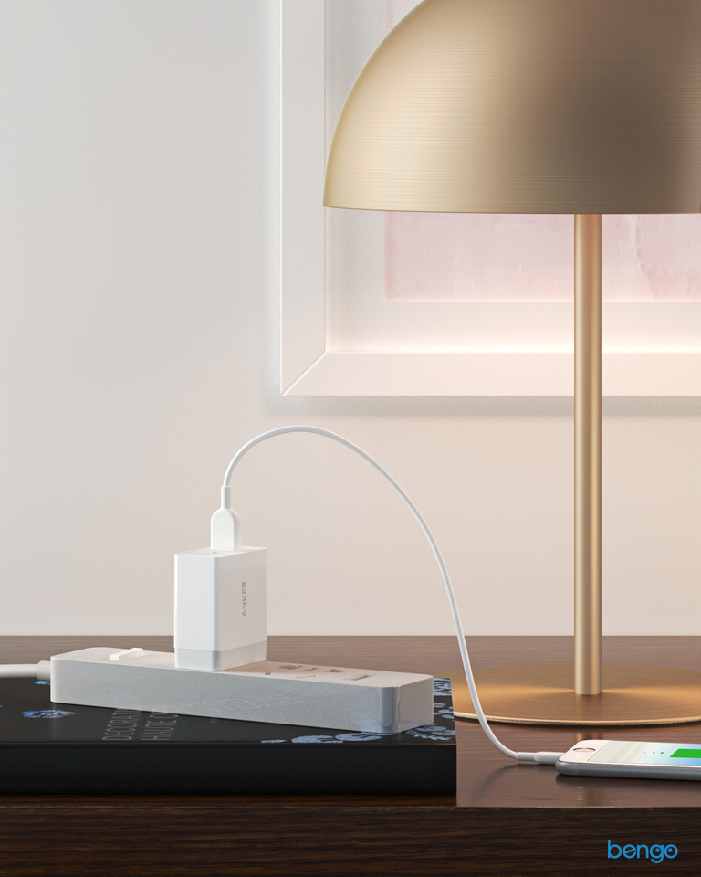 Sạc Anker 1 cổng 18w Quick Charge 3.0 và PowerIQ Sạc Anker 1 cổng 18w Quick Charge 3.0 và PowerIQ