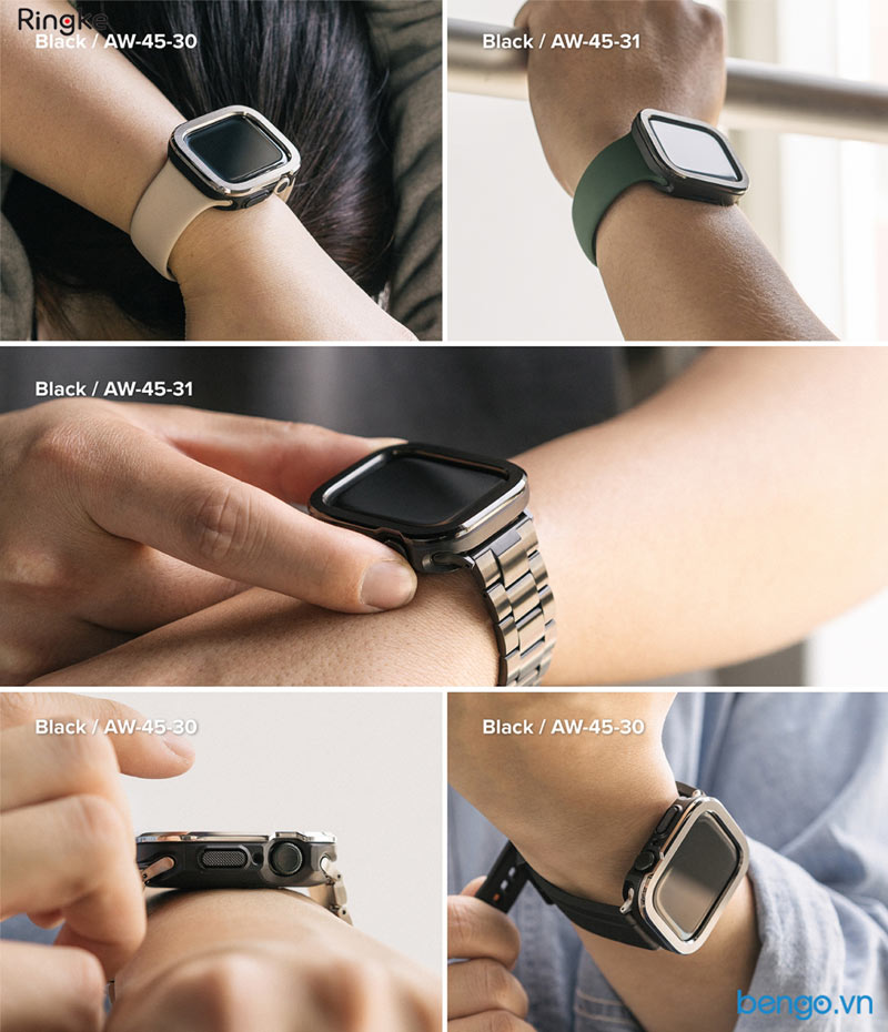 Combo Ringke Air Sports & Bezel Styling Apple Watch 7