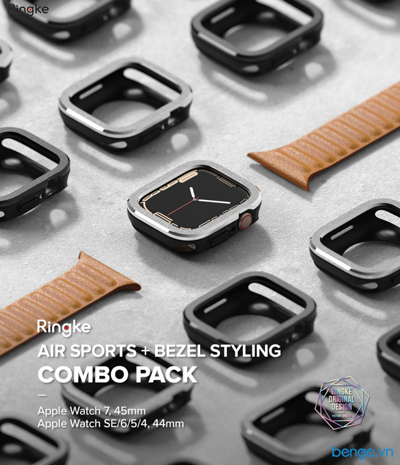 Combo Ringke Air Sports & Bezel Styling Apple Watch 7