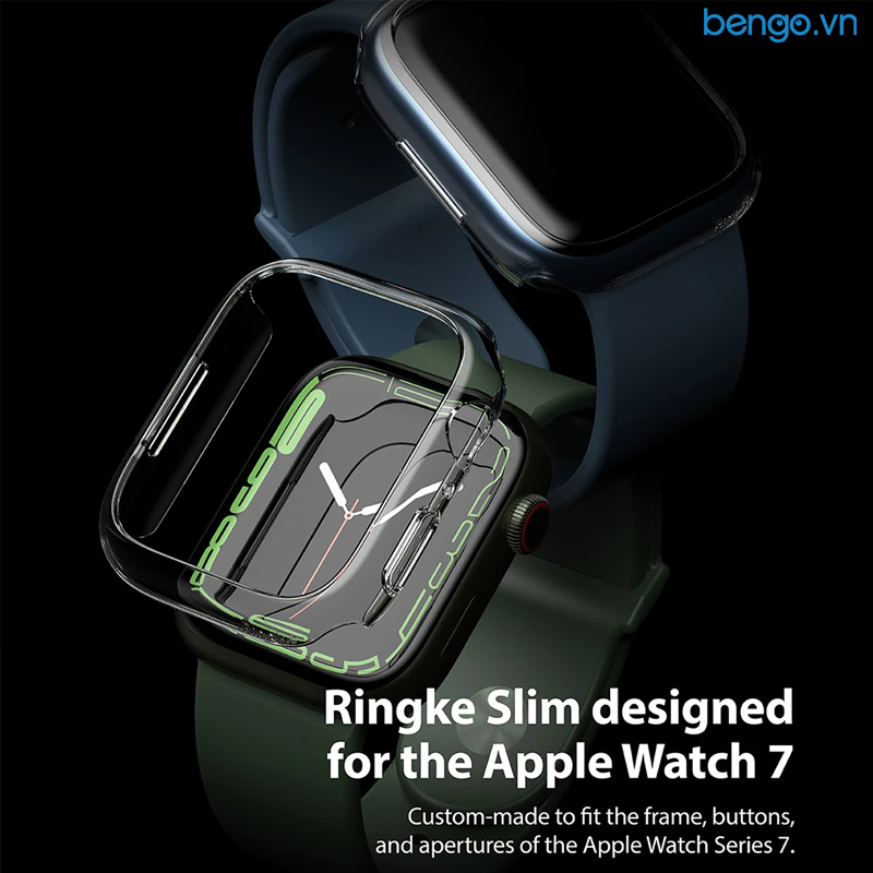 Bộ 2 Ốp Apple Watch 7 41mm RINGKE Slim