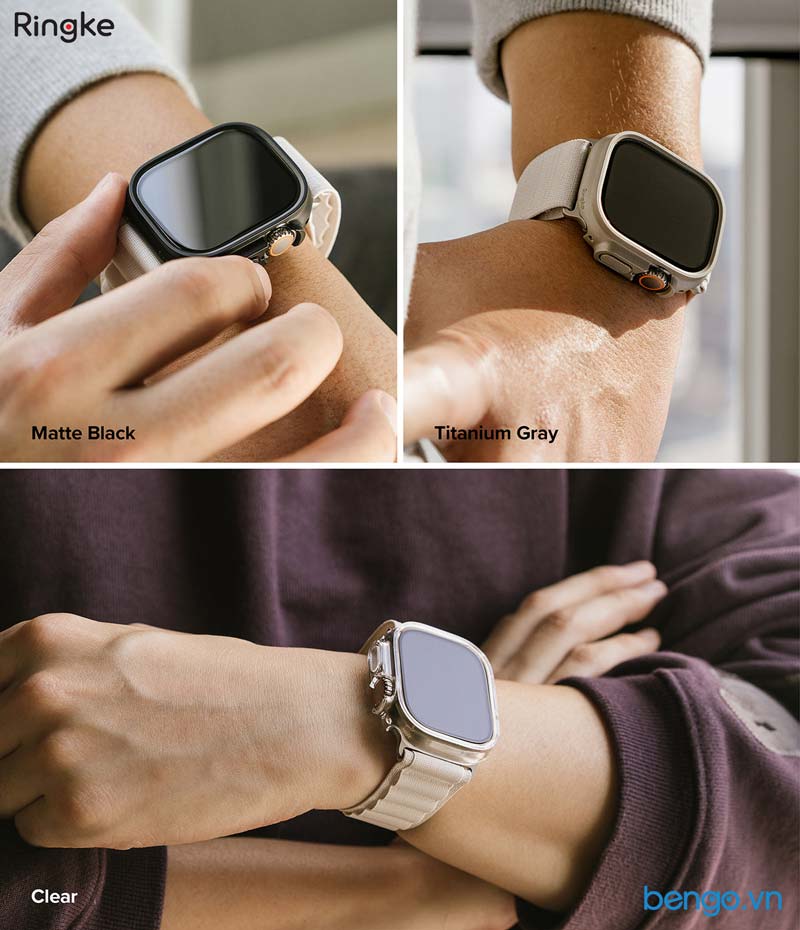 Bộ 2 ốp Apple Watch Ultra RINGKE Slim