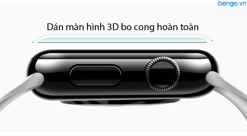 Dán màn hình Apple Watch Series 4 40mm 3D full GOR (Hộp 3 miếng)