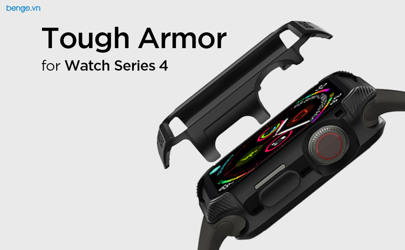 Ốp Apple Watch Series 4 44mm SPIGEN Tough Armor