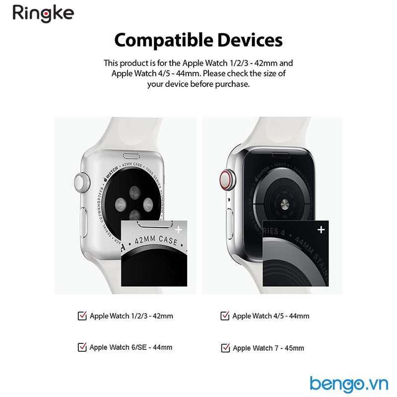Dây đeo Apple Watch 45mm / 44mm / 42mm RINGKE Rubber One