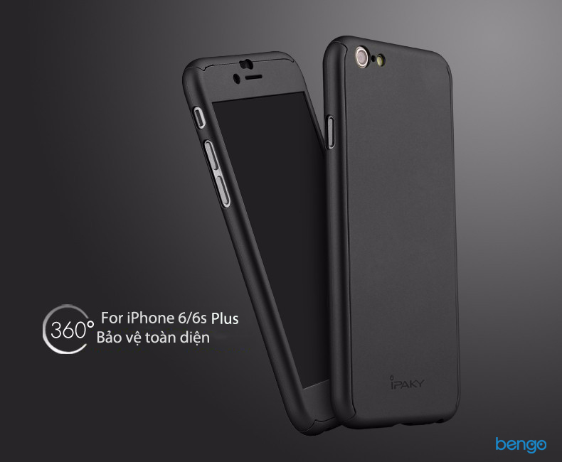 Ốp lưng iPhone 6/6s Plus IPAKY bảo vệ 360