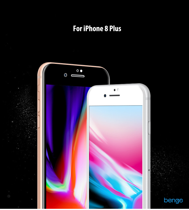 Dán màn hình cường lực iPhone 8 Plus 4D full màn hình