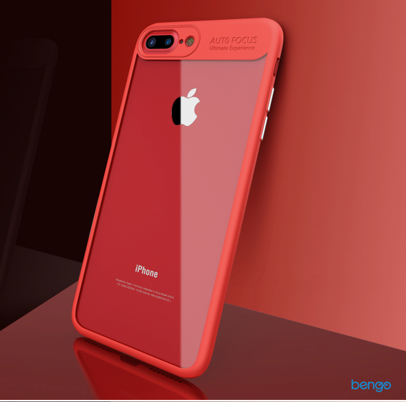Ốp lưng iPhone 8/7 Plus IPAKY trong suốt viền nhựa dẻo | Bengo.vn