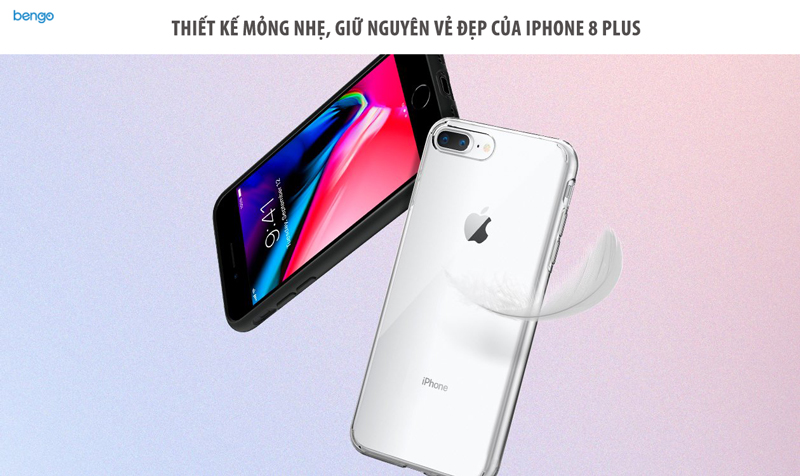 Ốp lưng iPhone 8/7 Plus SPIGEN Liquid Crystal