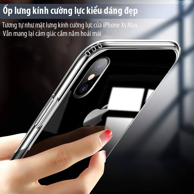 Ốp lưng iPhone Xs Max ESR Mimic Tempered Glass