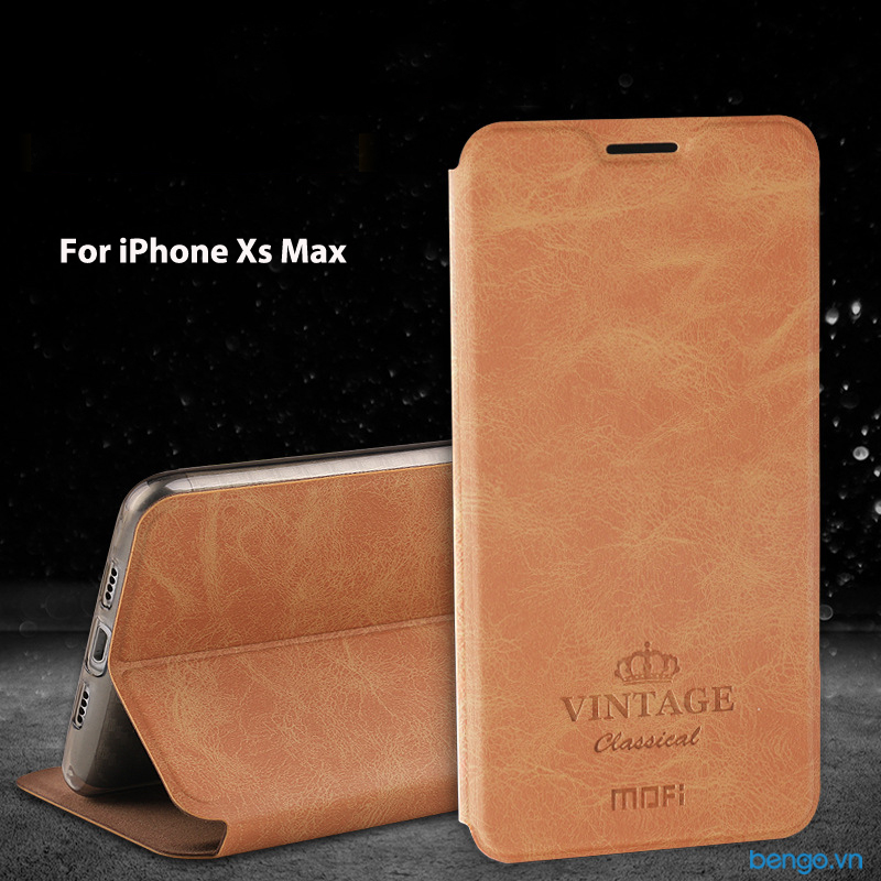 Bao da iPhone Xs Max MOFI Vintage Classical