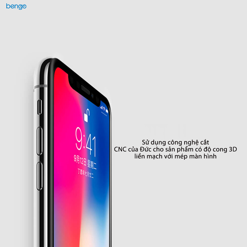 Kính cường lực iPhone Xs Max Nillkin 3D AP+ Pro