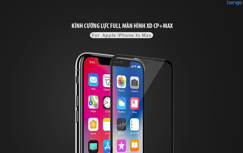 Dán cường lực iPhone Xs Max Nillkin XD CP+MAX