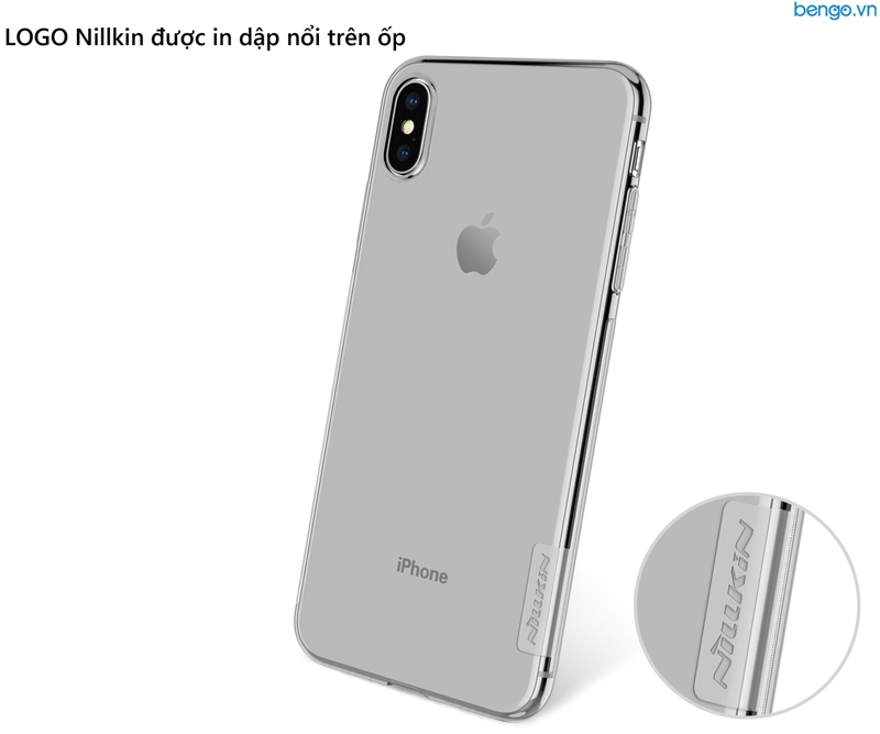 Ốp lưng iPhone XS Max Nillkin TPU Nature