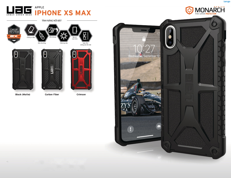 Ốp lưng iPhone Xs Max UAG Monarch Series