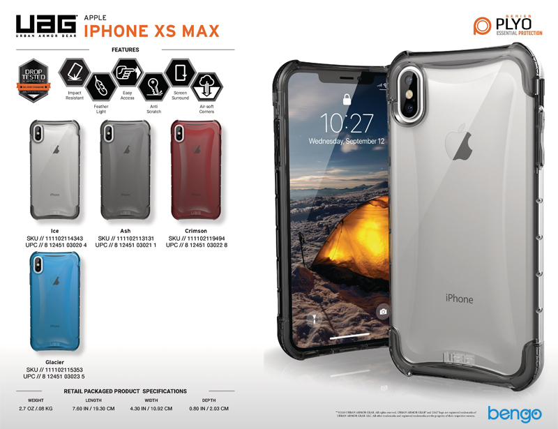Ốp lưng iPhone Xs Max UAG Plyo Series