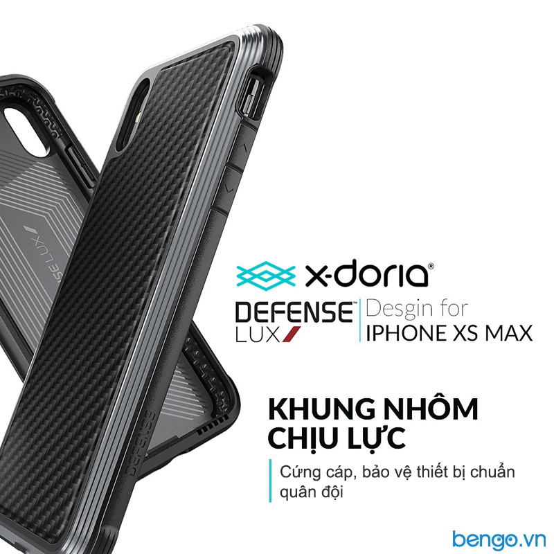 Ốp lưng iPhone Xs Max X-Doria Defense Lux