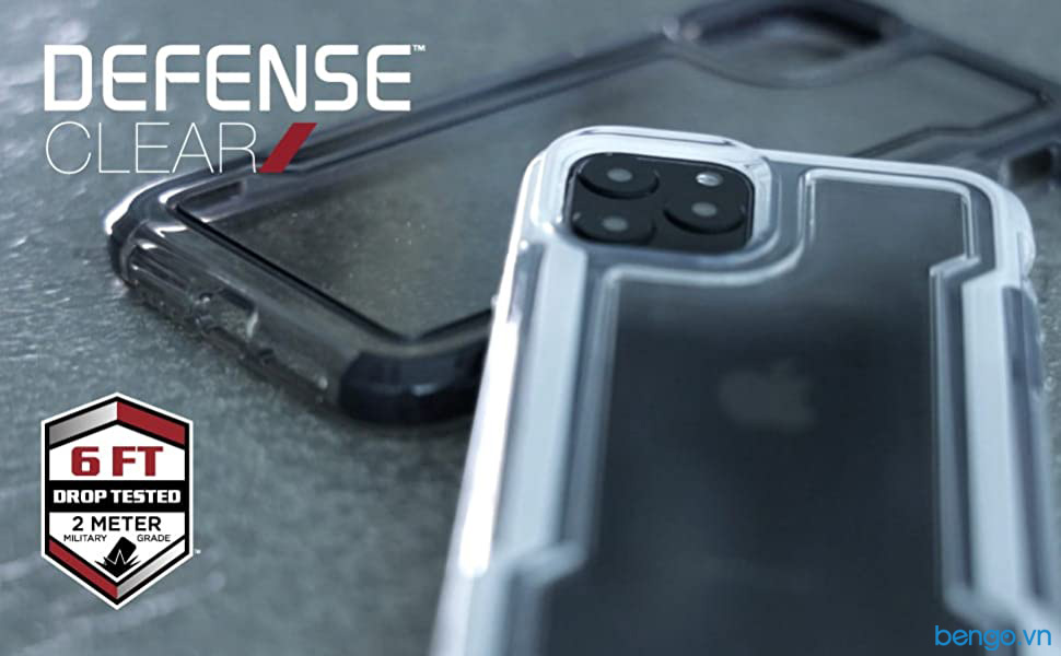 Ốp lưng iPhone 11 Pro Max X-Doria Defense Clear