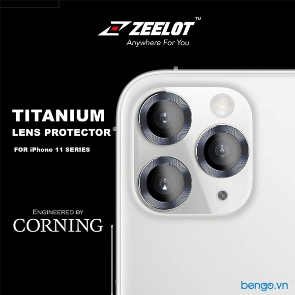 Dán cường lực bảo vệ camera iPhone 11/ 11 Pro/ 11 Pro Max Zeelot Clear