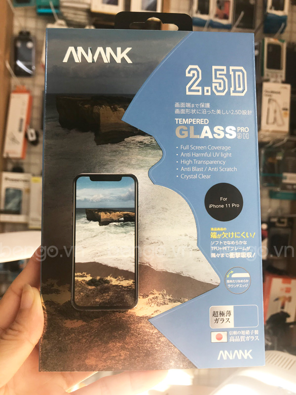 Dán cường lực iPhone 11 Pro Max ANANK 2.5D Full Clear
