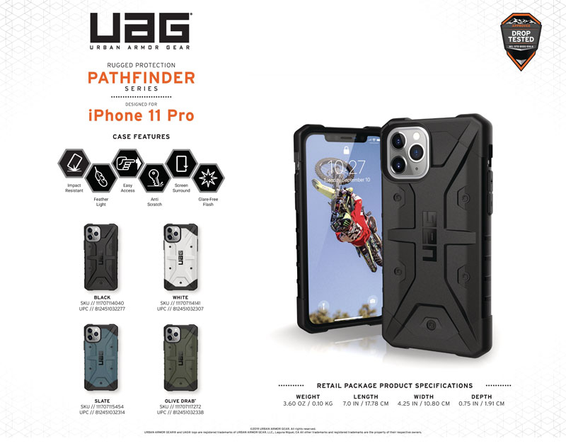 Ốp lưng iPhone 11 Pro UAG Pathfinder Series
