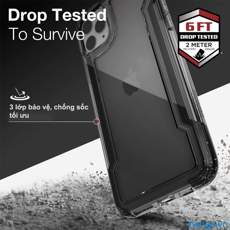 Ốp lưng iPhone 11 Pro X-Doria Defense Clear
