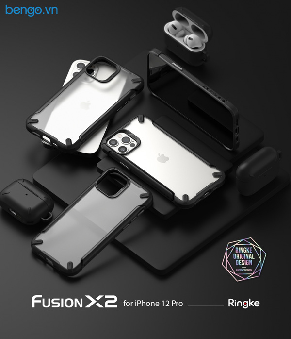 Ốp lưng iPhone 12/12 Pro RINGKE Fusion X2