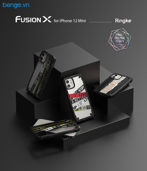 Ốp lưng iPhone 12 Mini RINGKE Fusion X Design